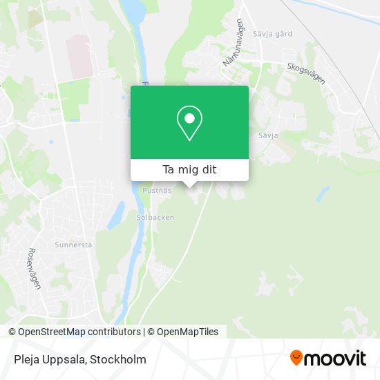 Pleja Uppsala karta
