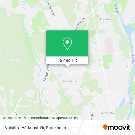 Valsätra Hårkonstnär karta