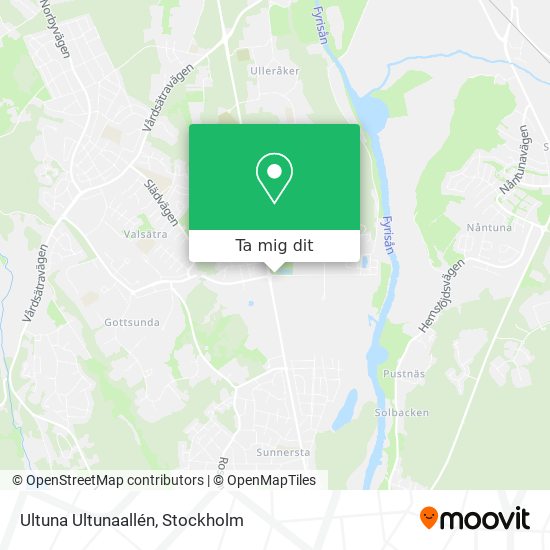 Ultuna Ultunaallén karta
