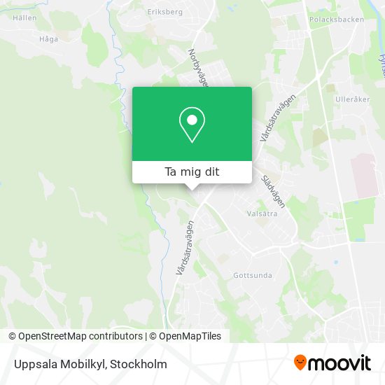 Uppsala Mobilkyl karta