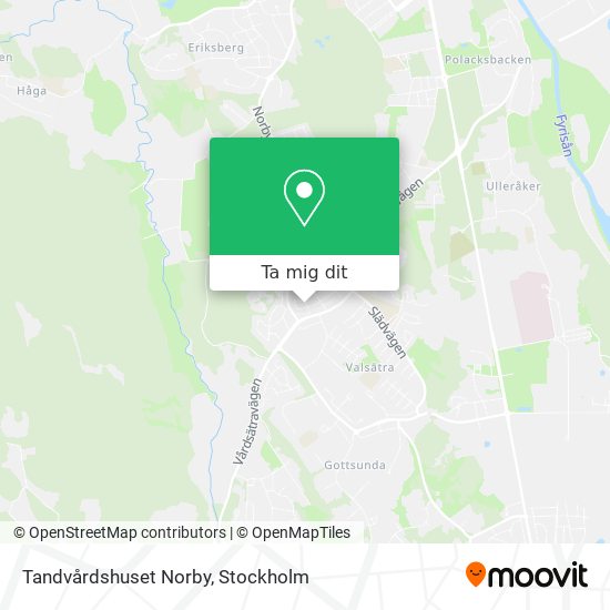 Tandvårdshuset Norby karta