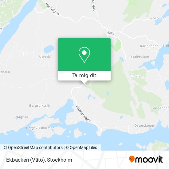 Ekbacken (Vätö) karta