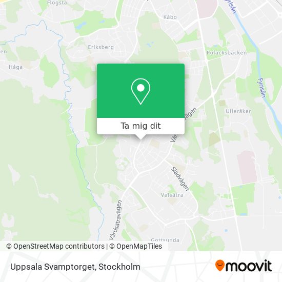 Uppsala Svamptorget karta