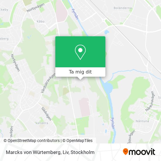 Marcks von Würtemberg, Liv karta