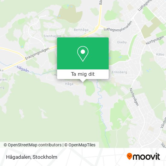 Hågadalen karta