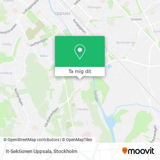 It-Sektionen Uppsala karta