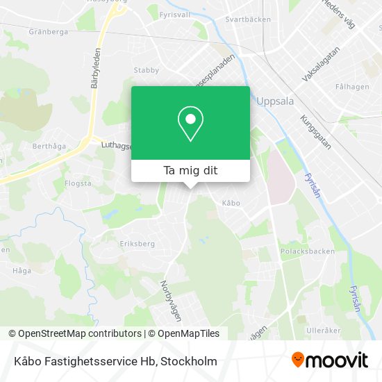 Kåbo Fastighetsservice Hb karta