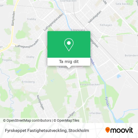 Fyrskeppet Fastighetsutveckling karta