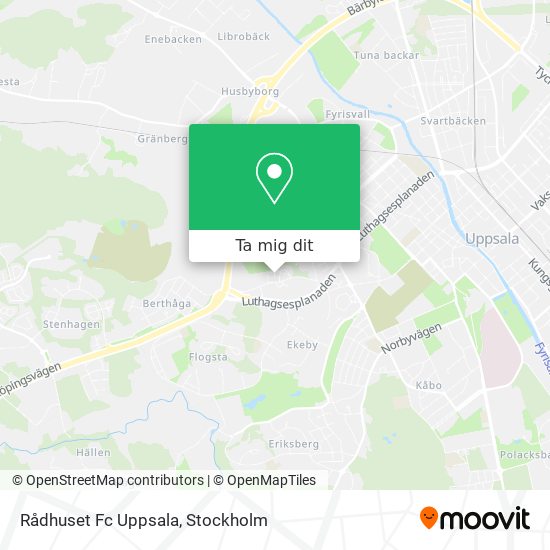 Rådhuset Fc Uppsala karta