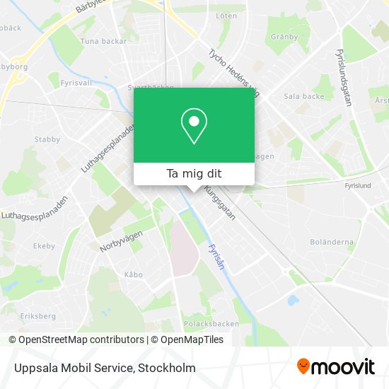 Uppsala Mobil Service karta