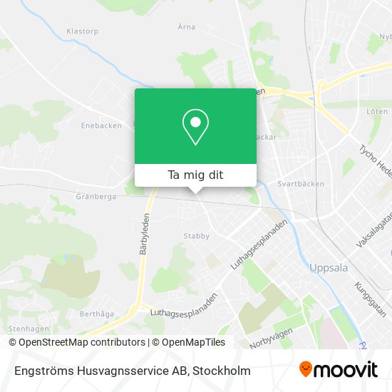 Engströms Husvagnsservice AB karta