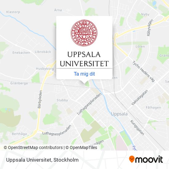 Uppsala Universitet karta