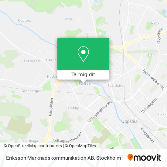 Eriksson Marknadskommunikation AB karta