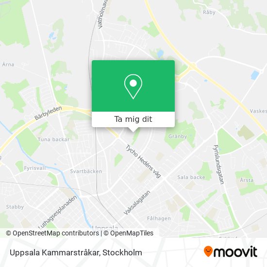 Uppsala Kammarstråkar karta