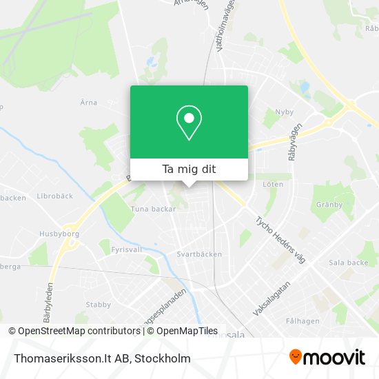 Thomaseriksson.It AB karta