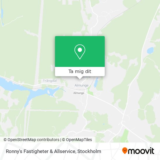 Ronny's Fastigheter & Allservice karta