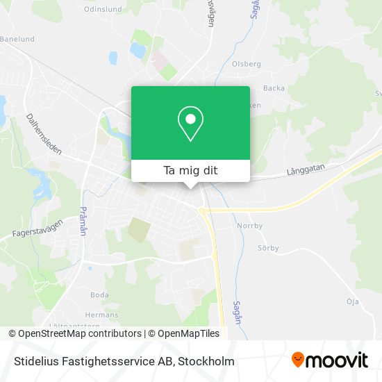 Stidelius Fastighetsservice AB karta