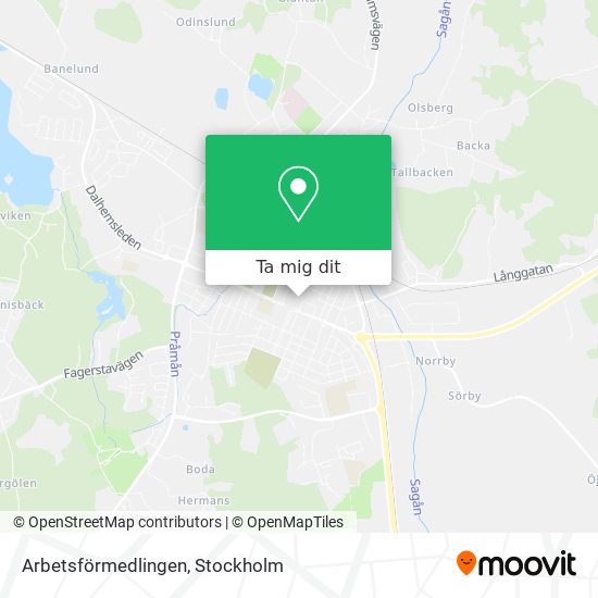 Arbetsförmedlingen karta