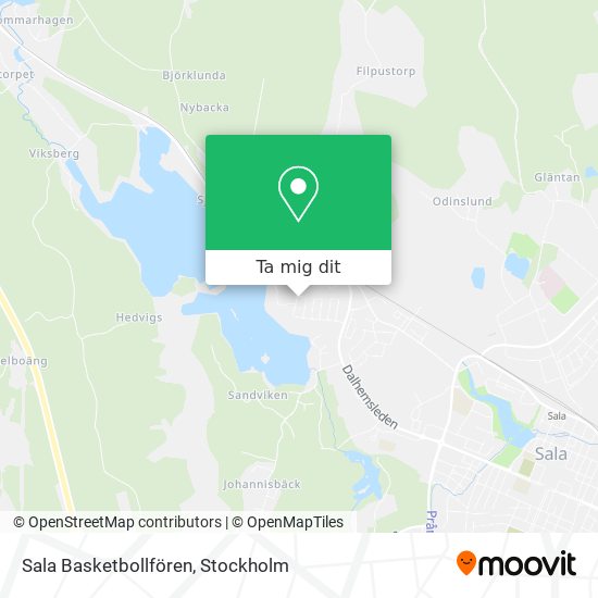 Sala Basketbollfören karta