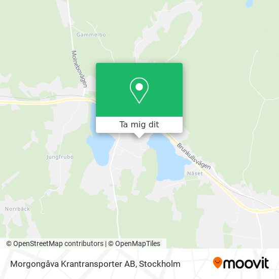 Morgongåva Krantransporter AB karta