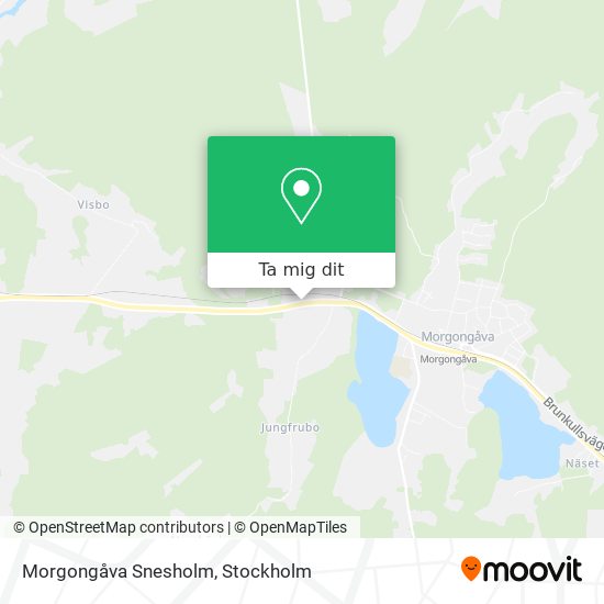 Morgongåva Snesholm karta