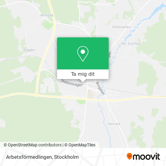 Arbetsförmedlingen karta