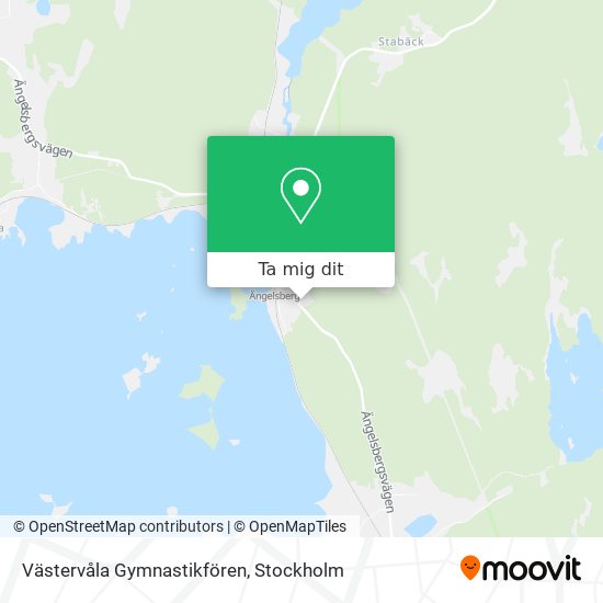 Västervåla Gymnastikfören karta