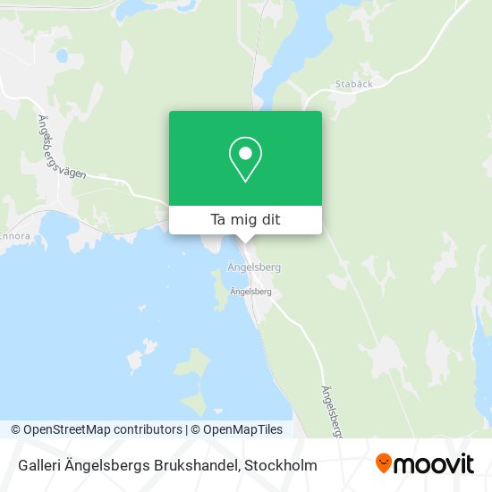 Galleri Ängelsbergs Brukshandel karta