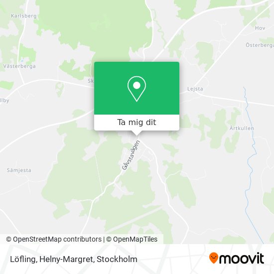 Löfling, Helny-Margret karta