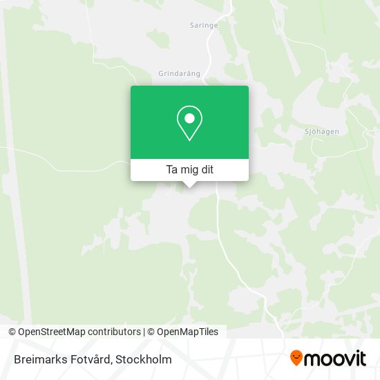 Breimarks Fotvård karta