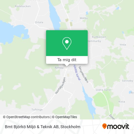 Bmt Björkö Miljö & Teknik AB karta