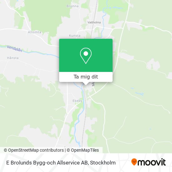 E Brolunds Bygg-och Allservice AB karta