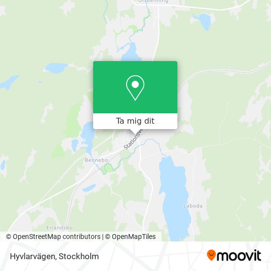 Hyvlarvägen karta