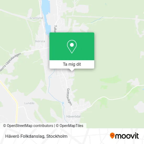 Häverö Folkdanslag karta