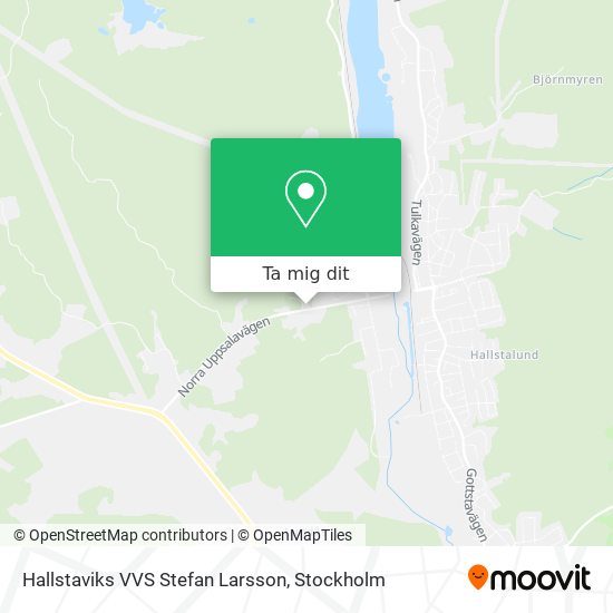 Hallstaviks VVS Stefan Larsson karta