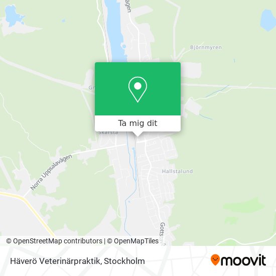 Häverö Veterinärpraktik karta