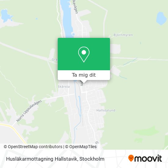 Husläkarmottagning Hallstavik karta