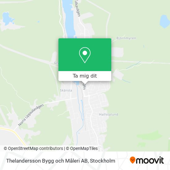 Thelandersson Bygg och Måleri AB karta