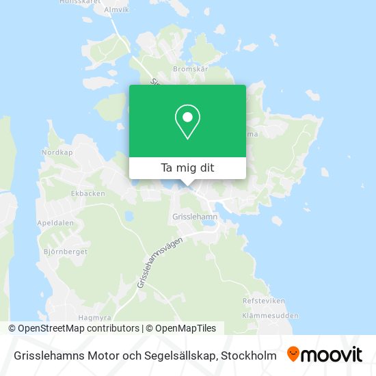 Grisslehamns Motor och Segelsällskap karta