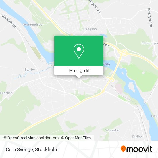 Cura Sverige karta