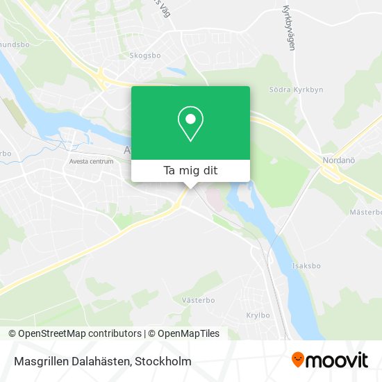 Masgrillen Dalahästen karta