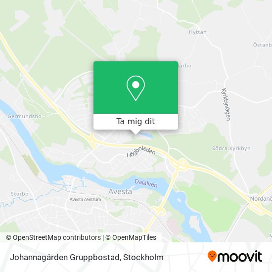 Johannagården Gruppbostad karta