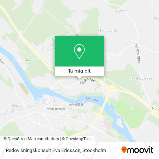 Redovisningskonsult Eva Ericsson karta