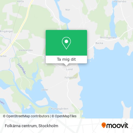 Folkärna centrum karta