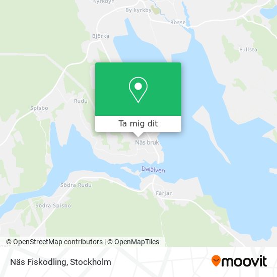 Näs Fiskodling karta