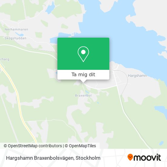 Hargshamn Braxenbolsvägen karta