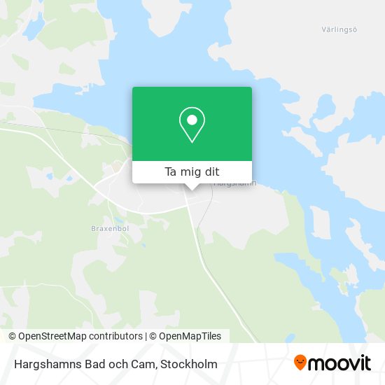 Hargshamns Bad och Cam karta