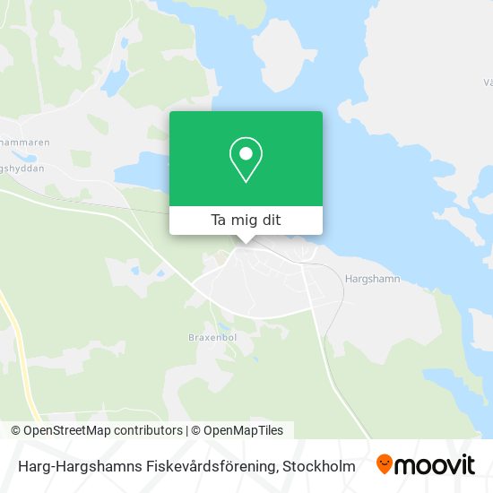 Harg-Hargshamns Fiskevårdsförening karta