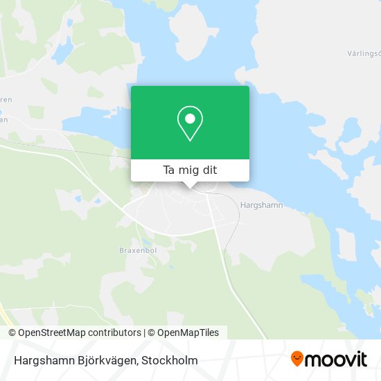 Hargshamn Björkvägen karta