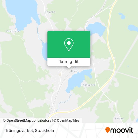 Träningsvärket karta